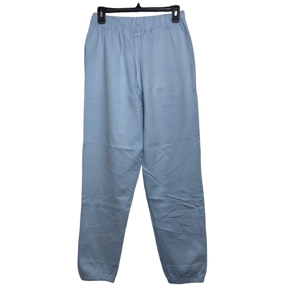 RVCA PTC SWEAT Jogger Pan’s Men’s Size L Color Light Blue Pockets Side High Rise